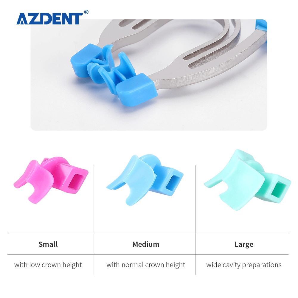 Good Price Azdent Dental Sectional Contoured Matrix Clip Matrices Clamps Wedges